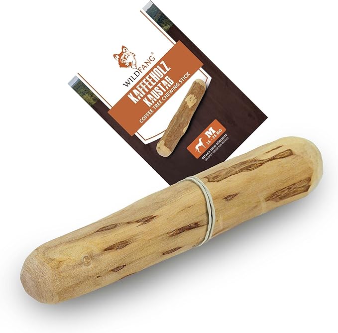 A coffee chew stick for dogs